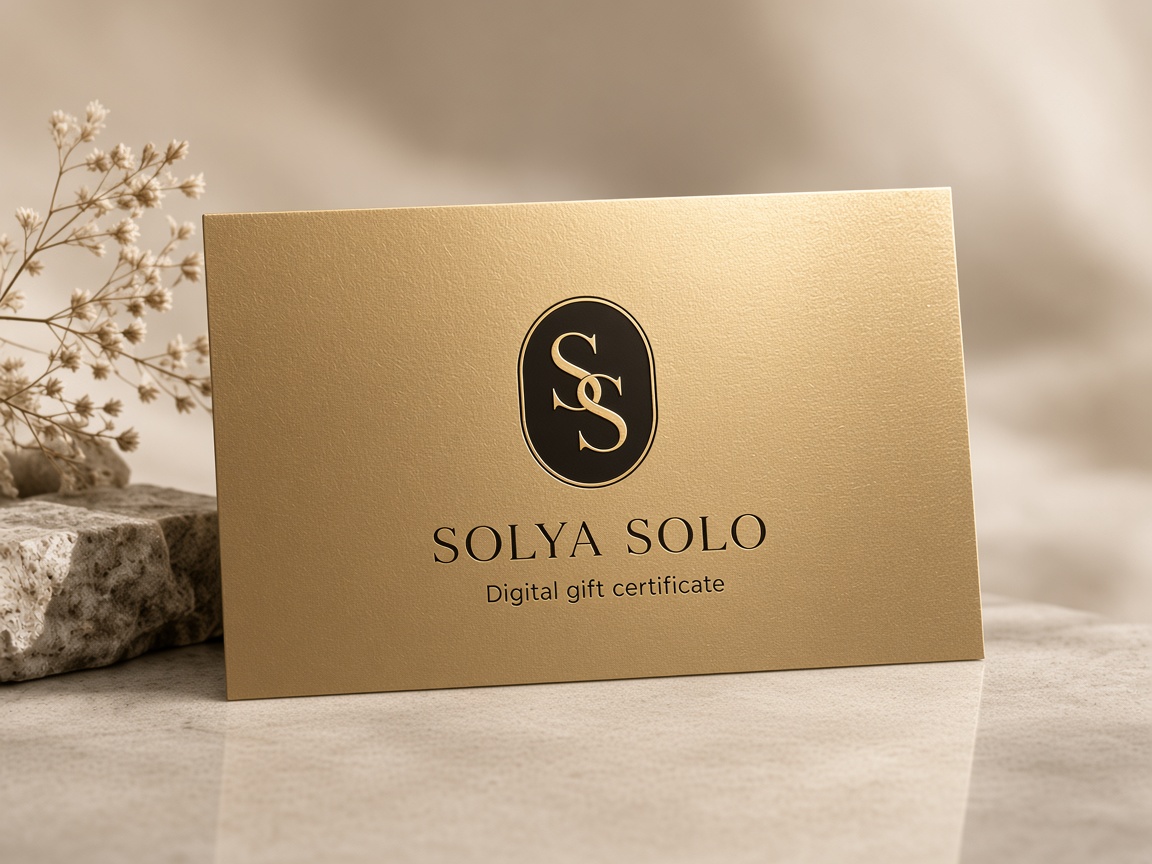Подарунковий сертифікат SOLYA SOLO